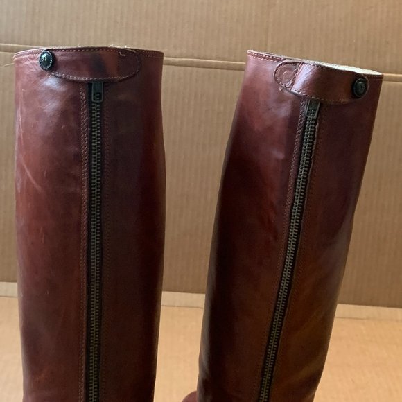 Frye Melissa Button Back Zip Boots - Picture 6 of 10